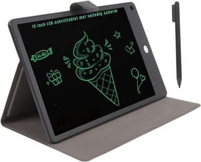REN® Digitaal Notitieblok - Paper Tablet - Digitaal Notitieblok Remarkable - 12 Inch - met PU-hoes - Grijs - 26cm x 18cm x 1cm