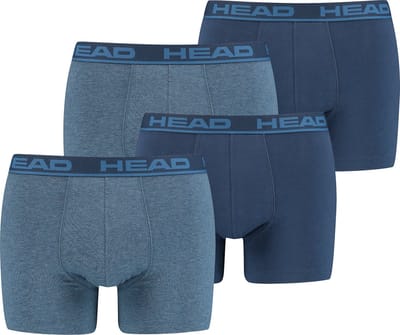 BOXERS Set van 4 hoofd-basisboxerbroeken voor heren, ondergoed, ondergoed