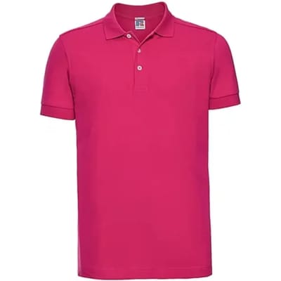Men's Stretch Poloshirt 'Russell' White - XXL