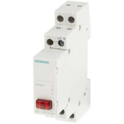 Verlichte druktoetsschakelaar Grijs 6 mm² Siemens 5TE5800