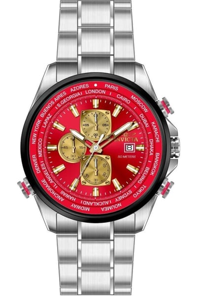 Invicta Aviator 50502 Herenhorloge - Quartz Uurwerk - 50 mm