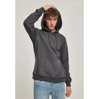 Urban Classics - Basic Sweat Hoodie/trui - S - Grijs