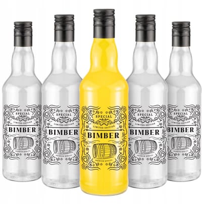 Bimberek Butel Monopol - 0,5L - Lange Dop - Set van 50