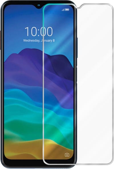 Cadorabo Screenprotector geschikt voor ZTE Blade A71 - Pantser film Beschermende film in KRISTALHELDER Geharde (Tempered) display beschermglas in 9H hardheid met 3D Touch
