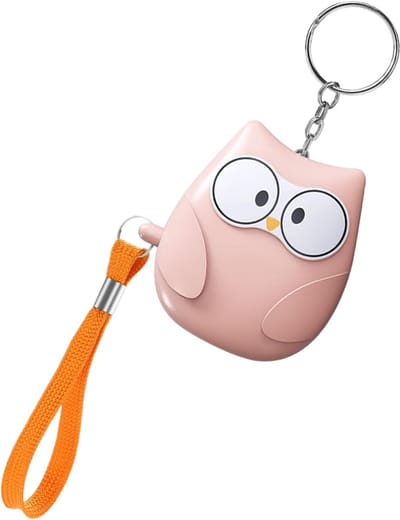 Persoonlijke Alarm Sleutelhanger - Veiligheidssirene Draagbaar - Persoonlijke Bescherming - 130dB Geluidsniveau - 6 x 3 x 7 cm