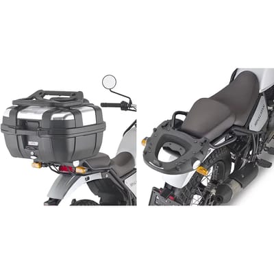 Givi Monokey® Royal Enfield Himalayan Topkoffer Achtermontage Zilver