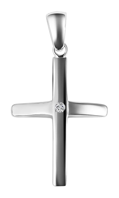 AKZENT Akzent dames hanger "Lennja" van 925 Sterlingzilver, gerhodineerd, duurzaam