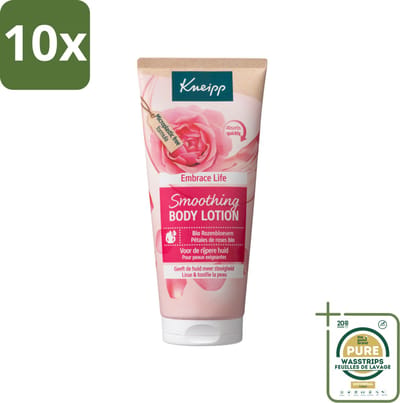 10 x Kneipp - Body lotion - Embrace Life - Anti‑Aging verzorging - 200 ml - Grootverpakking - Anti-aging Body Lotion - Rijpe Huid Verzorging - Huidhydratatie - Huidelasticiteit - Bloemige Geur
