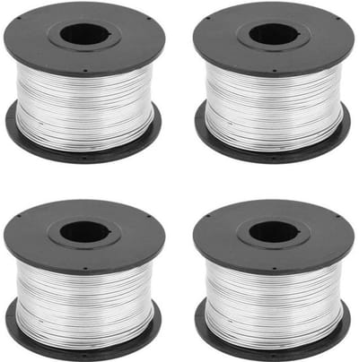 Versterkingsdraad 110 m 0.8 mm - Stalen Touw voor Bevestigen van Staalstaven en Automatische Draadbinders - Ideaal voor Bouwprojecten en Constructies