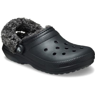 Crocs Classic Fleece Gevoerde Thermoplastische Zwarte Heren Klompen
