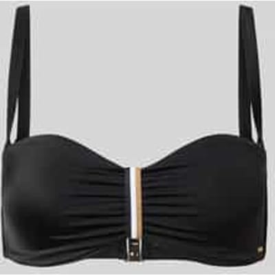 Bikini-bovendeel met labelapplicatie model 'BANDEAU'