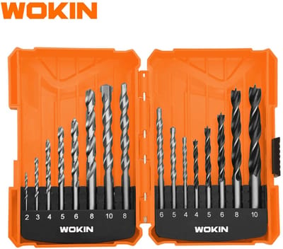 WOKIN 16-Delige professionele borenset