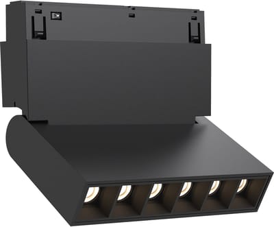 48V Magnetische Lineaire LED Bar - Brinton Magni - 6W 440lm 24D - Aanpasbare Lichtkleur CCT - Kantelbaar - Zwart