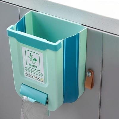 Poubelle pliante de cuisine Poubelle murale Poubelle à monter sur la porte d'un meuble de cuisine Poubelle pliante pour véhicules 7L