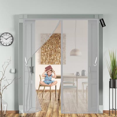 Magnetische Hordeur 180 x 200 cm - Insectenhor voor Deuren en Ramen - Houd Frisse Lucht Binnen en Insecten Buiten