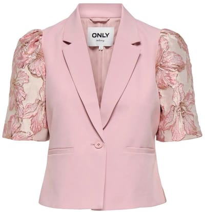 Only Blazer Onlrifika-mellie S/s Blazer Tlr Cs 15372800 Bleached Mauve Dames Maat - W36