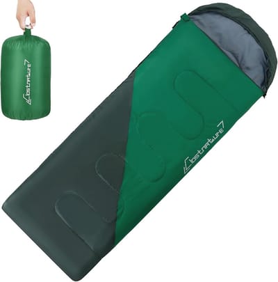 Lichtgewicht Slaapzak voor Kamperen - Rechthoekige Outdoor Slaapzak voor Volwassenen met Compacte Verpakking