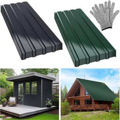 Metalen Trapeziumplaten Dakplaten - 36 Stuks - 115 x 45 cm - Verzinkt Staal - 18,63 m² - Groen