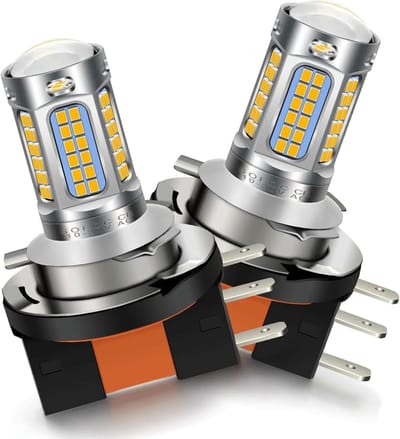 LED Autolamp - Dagrijlicht Mistlamp - Verbeterde Zichtbaarheid - Breed Spanningsbereik - 1200 Lumen - Warm Wit