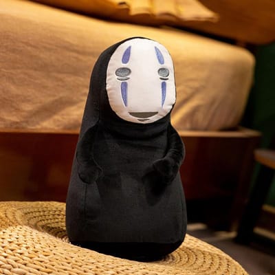 Japanse My Neighbor Totoro Anime Film Geen Gezicht Man Figuur Pop Knuffel Pluche Interessant Speelgoed Huis Decoratie Verjaardagscadeaus 30cm