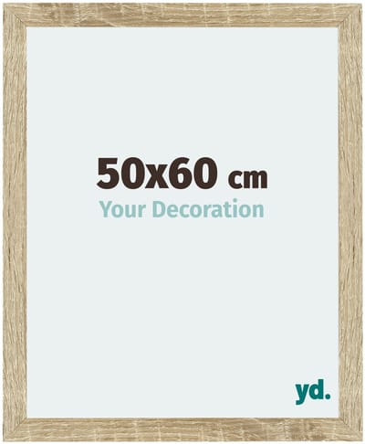 Your Decoration - Fotolijst 50x60 cm - MDF - Sonoma Eiken - Mura