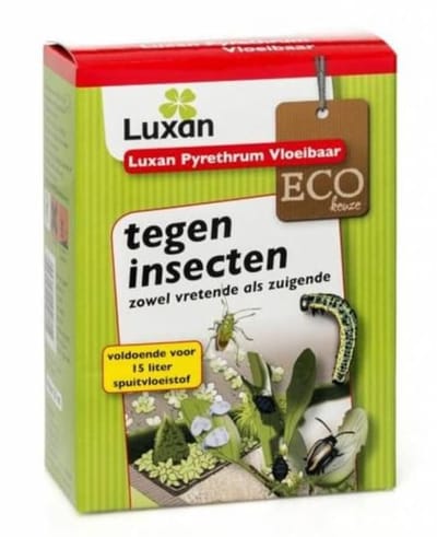 Luxan Pyrethrum Vloeibaar tegen insecten (30 ml) - Krachtige Insecticide - Met gratis cheatsheet