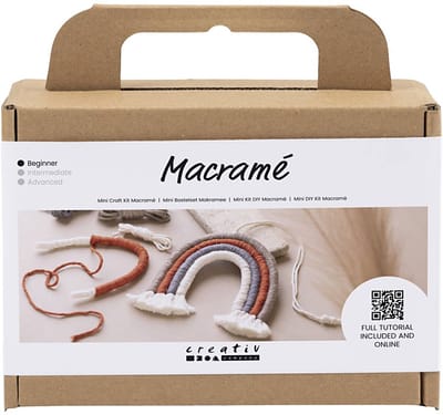 Creativ Company Mini DIY Kit Macramé - Rainbow