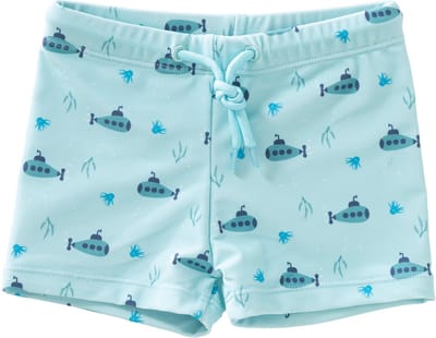 Fresk UV Zwembroek voor Jongens 110 - Sneldrogende Zwemkleding - UV-bescherming UPF 50 - Zwemshort Kinderen - Blauw - Submarine