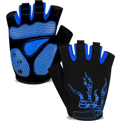 Korte Gel Fietshandschoenen Heren Dames Ademend Zomer Palm Beschermende Fietshandschoenen Halve Vinger MTB Training Fietshandschoenen XXL
