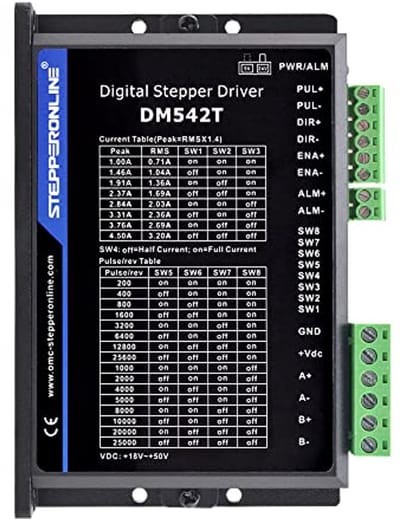Stappenmotor Driver 1.0-4.2A 20-50VDC voor Nema 17, 23, 24 Stappenmotor
