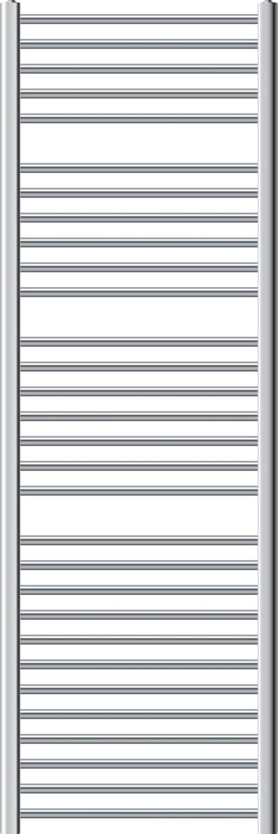 Badkamerradiator Sahara 600x1800 mm chroom recht met zijaansluiting
