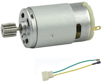 Krachtige DC 6V Elektromotor met 12 Versnellingen voor Kinderauto en Speelgoedvoertuigen