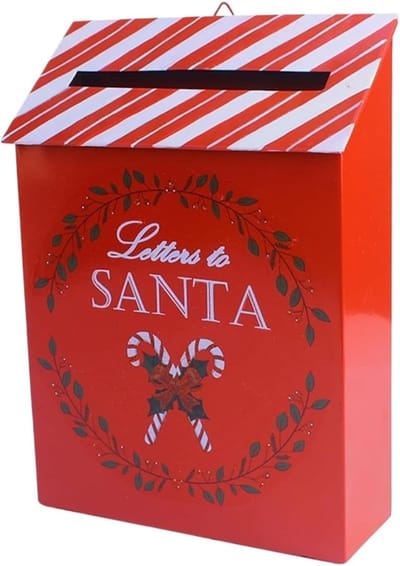 Brievenbus Muur - Wandbrievenbus Post - Correspondentie Opslag - Met Slot - 20.5x8.5x31cm - Rood