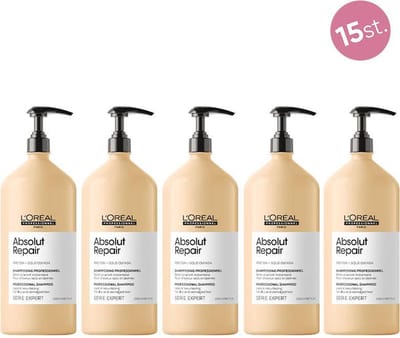 15X L'Oréal Serie Expert Absolut Repair Gold Shampoo 1500ml