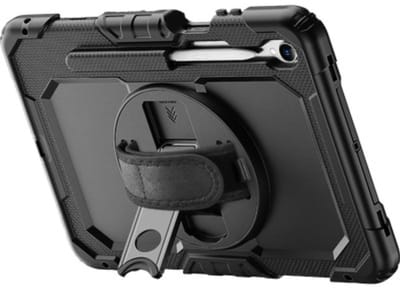 Just in Case tablet Hoes geschikt voor Samsung Galaxy Tab S11 - Shockproof Case met Screenprotector - Zwart