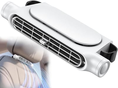Auto ventilator - Auto ventilator cooling - Krachtige 3 snelheden wind - USB-ventilator voor auto - Koeling van de autostoel - Autohoofdsteunventilator - Mini Fan - Geschikt voor voertuig, SUV, camper, pick-up, truck, bureaustoel - Wit