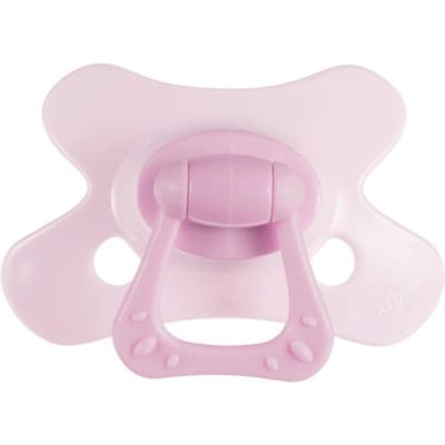 Difrax fopspeen Natural 12.maanden Rose Quartz unisex