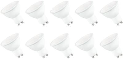 Spectrum LED Lamp GU10 6W - 230V - 520 Lumen - 4000K Neutraal Wit - Natuurlijk licht - Energiezuinig - 10 stuks