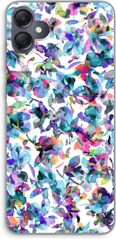 Case Company® - Hoesje geschikt voor Samsung Galaxy A05 hoesje - Hibiscus Flowers - Soft Cover Telefoonhoesje - Bescherming aan alle Kanten en Schermrand