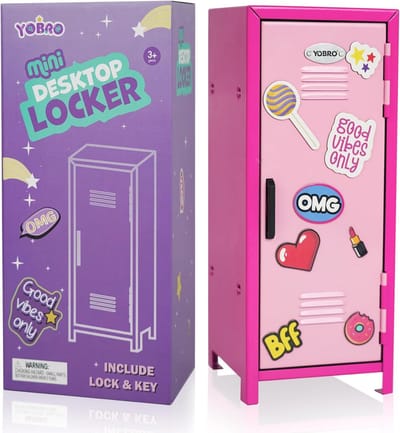Mini ijzeren kluisjes voor kinderen - Functionele en aanpasbare opslagoplossing voor bureau en slaapkamer