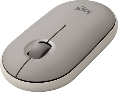 Logitech Pebble M350 - Draadloze Muis - Bluetooth - Sand