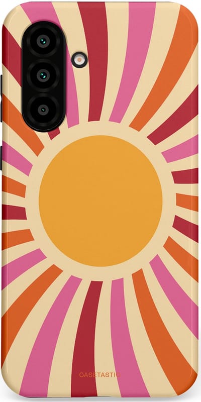 Casetastic Hoesje Geschikt voor Samsung A56 / A36 - Stijlvolle Beschermende Duo-layer Case - Retro licht