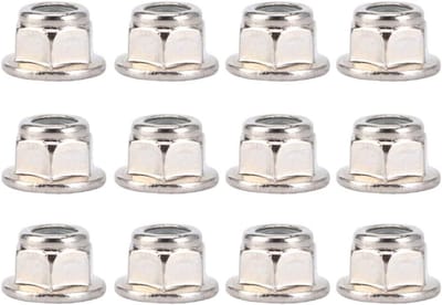 12 Stuks 4 mm Rutschfeste Kontermuttern voor 1/10 RC Auto's, Geschikt voor Axial en Traxxas Modellen