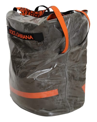 Dolce & Gabbana katoenen mannen grote stof groen winkelen Tote herentas