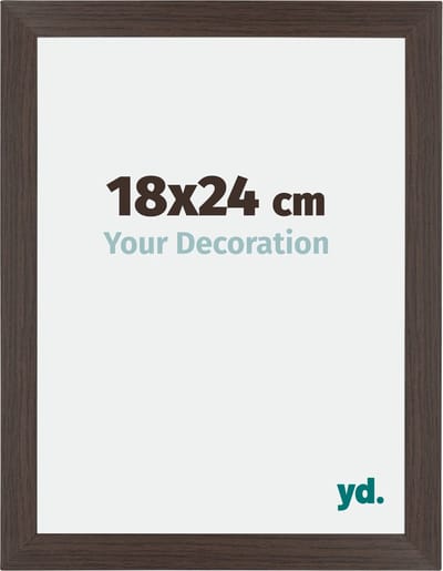 Your Decoration - Fotolijst 18x24 cm - MDF - Eiken Donker - Mura