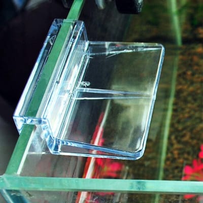 Dailygoods- Afdekclip 16 Stuks - Acryl Aquariumafdekclips - Doorzichtig - Ruimtebesparend - Eenvoudig te installeren - Geschikt voor 6/8 mm Glasdikte - Aquariumclips