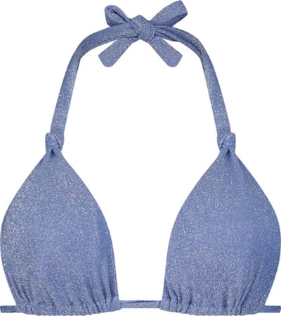 Beachlife Lavender Glitter triangel bikinitop