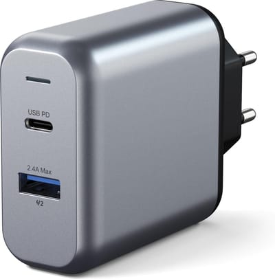 Satechi 30W Dual-Port oplader - EU - Grijs