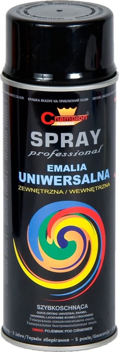 AGTECH GRANIT PARTS - Lakspray - Zwarte Glans - RAL 9005 - 400 ml