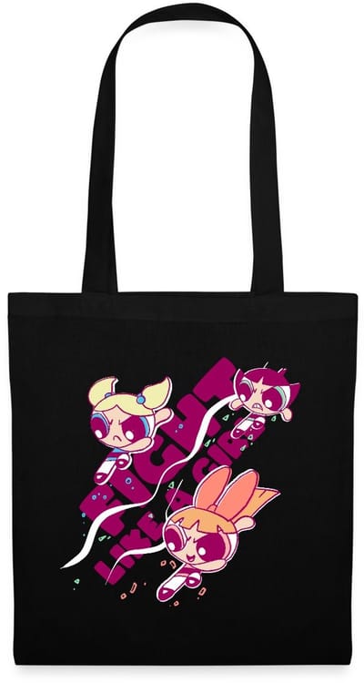 Powerpuff Girls Fight Like A Girl Tas Van Stof Schoudertas